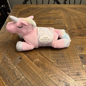 Cupcakes & Cartwheels 13” Starry Night Musical Plush Unicorn Lights & Sound Toy